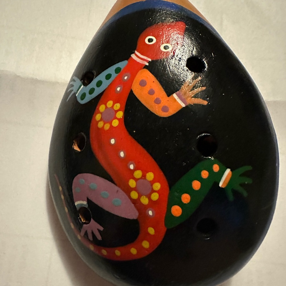 Source Unknown Multicolor Lizard Decor